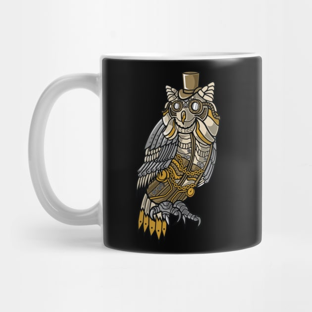 Steampunk-Owl by Eoli Studio